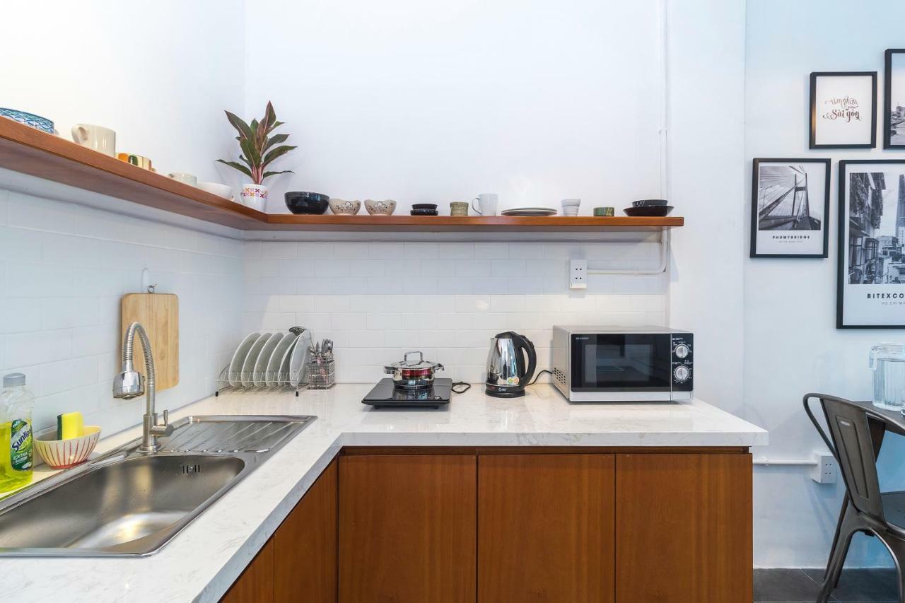 The Wooden Apartments - In The Heart Of Ben Thanh โฮจิมินห์ซิตี้ ห้อง รูปภาพ