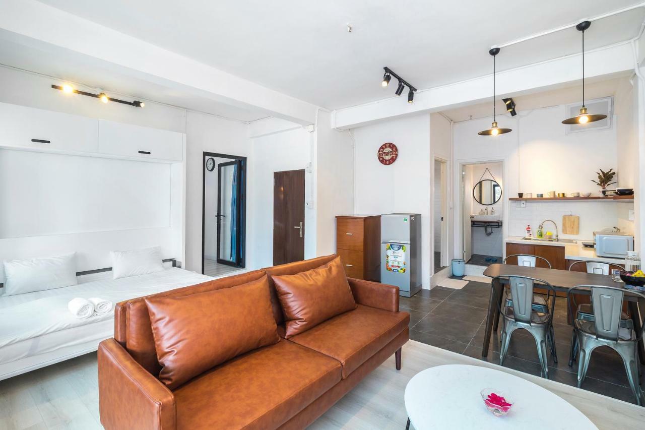 The Wooden Apartments - In The Heart Of Ben Thanh โฮจิมินห์ซิตี้ ห้อง รูปภาพ